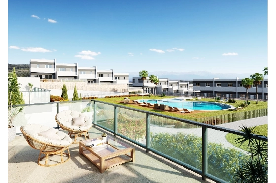Stadthaus in Finestrat(Balcon de Finestrat) zu verkaufen, Wohnfläche 118 m², Grundstück 237 m², 3 Schlafzimmer, 3 Badezimmer, Pool, ref.: TW-NATURE-34-1