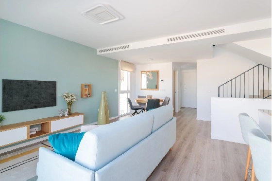 Stadthaus in Finestrat(Balcon de Finestrat) zu verkaufen, Wohnfläche 118 m², Grundstück 237 m², 3 Schlafzimmer, 3 Badezimmer, Pool, ref.: TW-NATURE-34-10