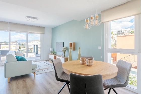 Stadthaus in Finestrat(Balcon de Finestrat) zu verkaufen, Wohnfläche 118 m², Grundstück 237 m², 3 Schlafzimmer, 3 Badezimmer, Pool, ref.: TW-NATURE-34-15