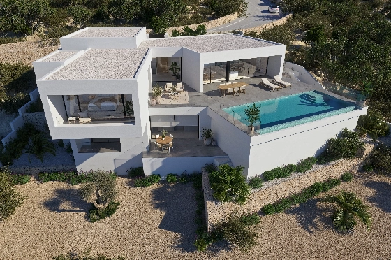 Villa in Benitachell(Cumbre del Sol) zu verkaufen, Wohnfläche 266 m², Grundstück 1000 m², 3 Schlafzimmer, 4 Badezimmer, Pool, ref.: VA-22487-2