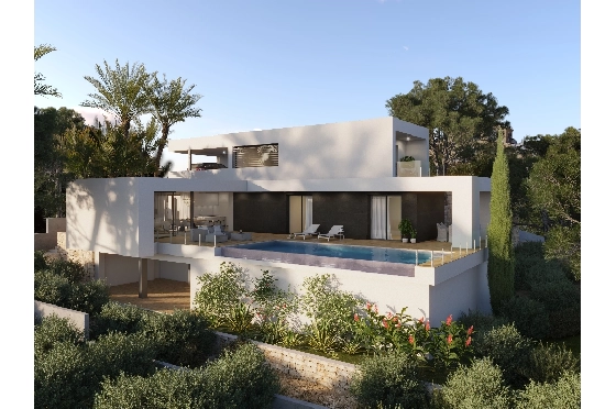 Villa in Benitachell(Cumbre del Sol) zu verkaufen, Wohnfläche 190 m², Grundstück 817 m², 3 Schlafzimmer, 4 Badezimmer, Pool, ref.: VA-22894-1