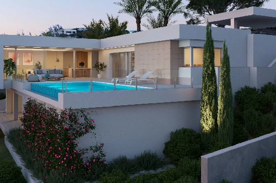 Villa in Benitachell(Cumbre del Sol) zu verkaufen, Wohnfläche 215 m², Grundstück 813 m², 4 Schlafzimmer, 5 Badezimmer, Pool, ref.: VA-22899-8