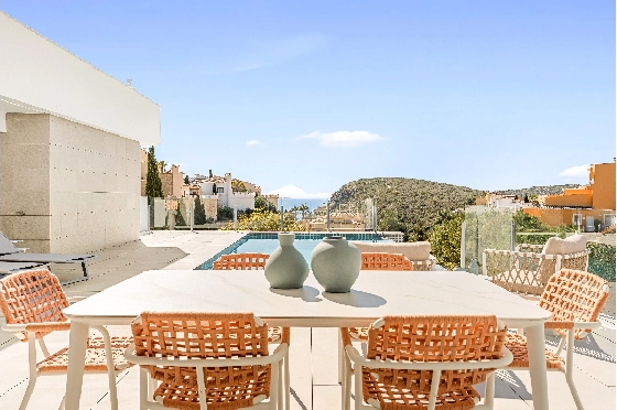 Villa in Benitachell(Cumbre del Sol) zu verkaufen, Wohnfläche 142 m², Grundstück 956 m², 3 Schlafzimmer, 3 Badezimmer, Pool, ref.: VA-22965-33