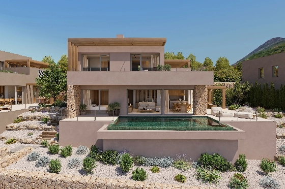 Villa in Lliber(Vall de Pop) zu verkaufen, Wohnfläche 164 m², Grundstück 468 m², 3 Schlafzimmer, 3 Badezimmer, Pool, ref.: VA-23425-12