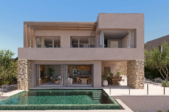 Villa in Lliber(Vall de Pop) zu verkaufen, Wohnfläche 164 m², Grundstück 468 m², 3 Schlafzimmer, 3 Badezimmer, Pool, ref.: VA-23425-17