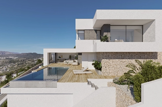 Villa in Benitachell(Cumbre del Sol) zu verkaufen, Wohnfläche 193 m², Grundstück 878 m², 3 Schlafzimmer, 3 Badezimmer, Pool, ref.: VA-23251-4