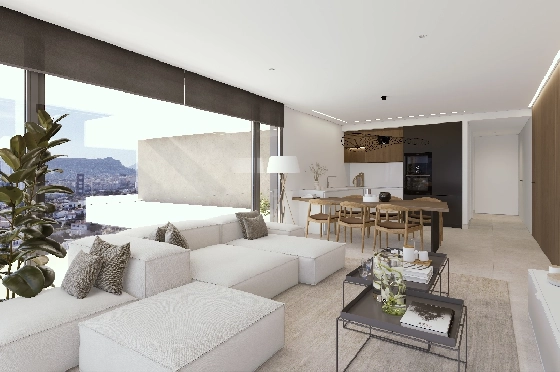 Apartment in Calpe(Calpe) zu verkaufen, Wohnfläche 91 m², 2 Schlafzimmer, 2 Badezimmer, Pool, ref.: VA-EBB18-9