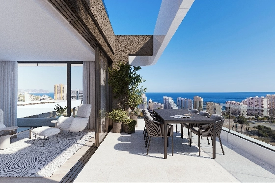 Apartment in Calpe(Calpe) zu verkaufen, Wohnfläche 106 m², 3 Schlafzimmer, 2 Badezimmer, Pool, ref.: VA-EBB24-2