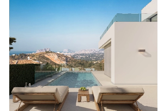 Villa in Benitachell(Cumbre del Sol) zu verkaufen, Wohnfläche 165 m², Grundstück 963 m², 3 Schlafzimmer, 3 Badezimmer, Pool, ref.: VA-24182-4