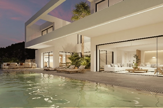 Villa in Benissa(Benissa) zu verkaufen, Wohnfläche 434 m², + Fussbodenheizung, Klimaanlage, Grundstück 1510 m², 4 Schlafzimmer, 6 Badezimmer, Pool, ref.: VA-24551-17