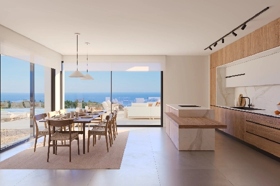 Villa in Benissa(Benissa) zu verkaufen, Wohnfläche 434 m², + Fussbodenheizung, Klimaanlage, Grundstück 1510 m², 4 Schlafzimmer, 6 Badezimmer, Pool, ref.: VA-24551-8
