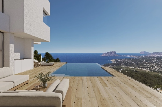 Villa in Benitachell(Cumbre del Sol) zu verkaufen, Wohnfläche 193 m², Grundstück 880 m², 3 Schlafzimmer, 3 Badezimmer, Pool, ref.: VA-24412-6