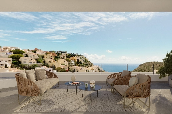 Apartment in Benitachell(Cumbre del Sol) zu verkaufen, Wohnfläche 117 m², 3 Schlafzimmer, 2 Badezimmer, Pool, ref.: VA-PG067-37