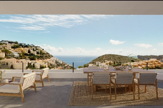 Apartment in Benitachell(Cumbre del Sol) zu verkaufen, Wohnfläche 117 m², 3 Schlafzimmer, 2 Badezimmer, Pool, ref.: VA-PG067-38