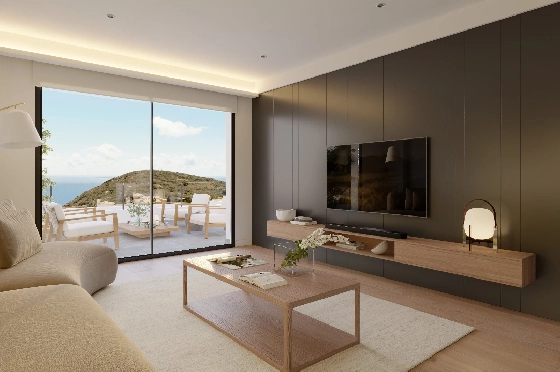 Apartment in Benitachell(Cumbre del Sol) zu verkaufen, Wohnfläche 105 m², 3 Schlafzimmer, 2 Badezimmer, Pool, ref.: VA-PG069-35