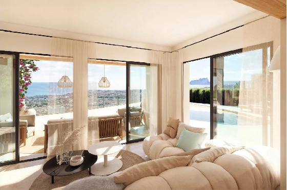 Villa in Moraira zu verkaufen, Wohnfläche 185 m², Baujahr 2026, Klimaanlage, Grundstück 778 m², 4 Schlafzimmer, 4 Badezimmer, Pool, ref.: AM-12682DA-11