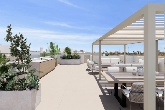 Villa in Los Alcazares zu verkaufen, Wohnfläche 197 m², Zustand Erstbezug, Grundstück 356 m², 3 Schlafzimmer, 3 Badezimmer, Pool, ref.: HA-LAN-451-E03-15