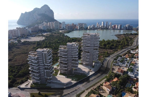 Etagen Apartment in Calpe zu verkaufen, Wohnfläche 133 m², Zustand Erstbezug, + fussboden, Klimaanlage, 3 Schlafzimmer, 2 Badezimmer, Pool, ref.: HA-CAN-160-A02-5