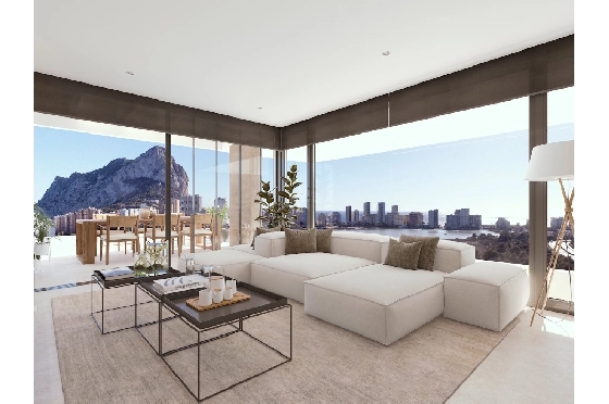 Etagen Apartment in Calpe zu verkaufen, Wohnfläche 116 m², Zustand Erstbezug, + fussboden, Klimaanlage, 2 Schlafzimmer, 2 Badezimmer, Pool, ref.: HA-CAN-160-A01-11