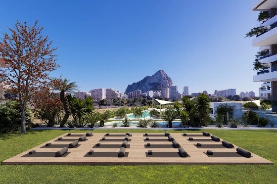 Etagen Apartment in Calpe zu verkaufen, Wohnfläche 116 m², Zustand Erstbezug, + fussboden, Klimaanlage, 2 Schlafzimmer, 2 Badezimmer, Pool, ref.: HA-CAN-160-A01-7