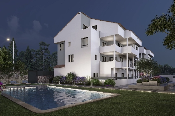 Apartment in Javea zu verkaufen, Wohnfläche 79 m², + KLIMA, Klimaanlage, Grundstück 17 m², 2 Schlafzimmer, 2 Badezimmer, Pool, ref.: IV-P3-3-13