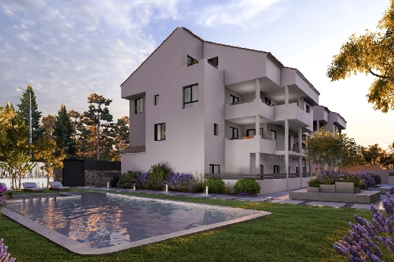 Apartment in Javea zu verkaufen, Wohnfläche 88 m², Klimaanlage, Grundstück 22 m², 2 Schlafzimmer, 2 Badezimmer, Pool, ref.: IV-P3-6-13