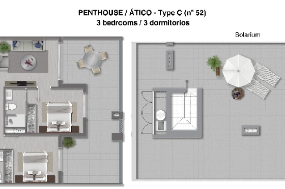 Apartment in Torrevieja(La Mata, Torrevieja, Costa Blanca) zu verkaufen, Wohnfläche 65 m², Grundstück 92 m², 2 Schlafzimmer, 2 Badezimmer, Pool, ref.: TW-EDEN-BEACH-12-25