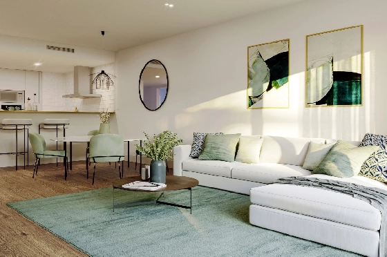 Apartment in Monforte Del Cid(Alenda Golf) zu verkaufen, Wohnfläche 81 m², Grundstück 162 m², 2 Schlafzimmer, 2 Badezimmer, Pool, ref.: TW-ALLURE-2-12