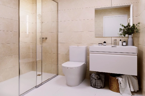 Apartment in Monforte Del Cid(Alenda Golf) zu verkaufen, Wohnfläche 81 m², Grundstück 162 m², 2 Schlafzimmer, 2 Badezimmer, Pool, ref.: TW-ALLURE-2-16