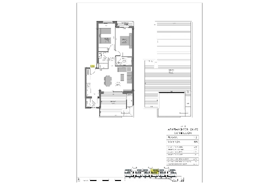 Penthouse Apartment in Algorfa zu verkaufen, Wohnfläche 166 m², Zustand Erstbezug, Klimaanlage, 2 Schlafzimmer, 2 Badezimmer, Pool, ref.: HA-ARN-115-A03-14