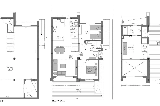 Doppelhaushälfte in Algorfa zu verkaufen, Wohnfläche 293 m², Zustand Erstbezug, Klimaanlage, Grundstück 292 m², 3 Schlafzimmer, 2 Badezimmer, Pool, ref.: HA-ARN-116-D02-9