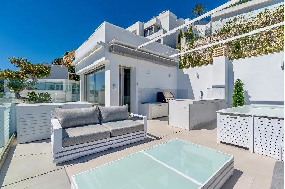 Villa in Moraira zu verkaufen, Wohnfläche 370 m², Baujahr 2022, Klimaanlage, Grundstück 813 m², 4 Schlafzimmer, 4 Badezimmer, Pool, ref.: AM-12683DR-2