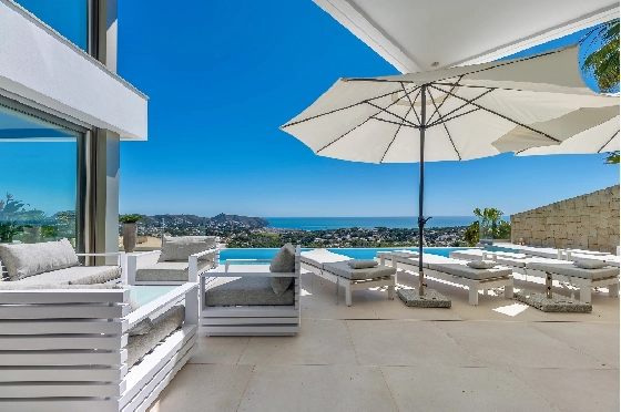 Villa in Moraira zu verkaufen, Wohnfläche 370 m², Baujahr 2022, Klimaanlage, Grundstück 813 m², 4 Schlafzimmer, 4 Badezimmer, Pool, ref.: AM-12683DR-4