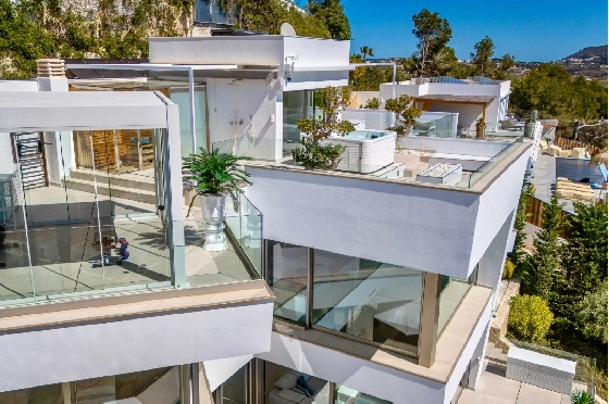 Villa in Moraira zu verkaufen, Wohnfläche 370 m², Baujahr 2022, Klimaanlage, Grundstück 813 m², 4 Schlafzimmer, 4 Badezimmer, Pool, ref.: AM-12683DR-43