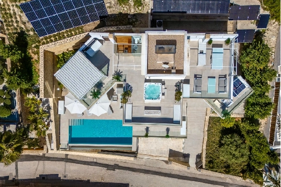 Villa in Moraira zu verkaufen, Wohnfläche 370 m², Baujahr 2022, Klimaanlage, Grundstück 813 m², 4 Schlafzimmer, 4 Badezimmer, Pool, ref.: AM-12683DR-45