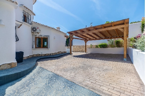 Villa in Moraira zu verkaufen, Wohnfläche 290 m², Baujahr 2003, + Ofen, Klimaanlage, Grundstück 847 m², 3 Schlafzimmer, 3 Badezimmer, Pool, ref.: AM-12692DR-34