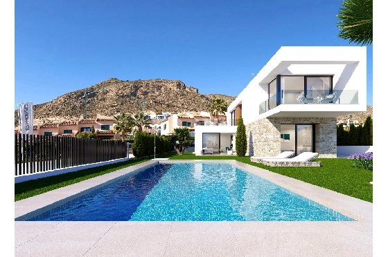 Villa in Finestrat zu verkaufen, Wohnfläche 157 m², Grundstück 517 m², 3 Schlafzimmer, 3 Badezimmer, Pool, ref.: CPS-ESPH995-2