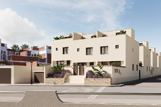 Eck-Reihenhaus in Els Poblets zu verkaufen, Wohnfläche 92 m², Grundstück 46 m², 3 Schlafzimmer, 2 Badezimmer, ref.: IV-SV3-1