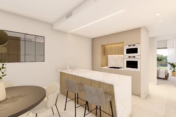 Etagen Apartment in Los Alcazares zu verkaufen, Wohnfläche 100 m², Zustand Erstbezug, Klimaanlage, 3 Schlafzimmer, 2 Badezimmer, Pool, ref.: HA-LAN-480-A03-6