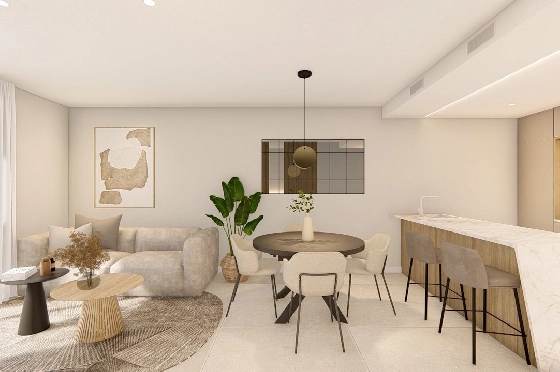 Penthouse Apartment in Los Alcazares zu verkaufen, Wohnfläche 150 m², Zustand Erstbezug, Klimaanlage, 2 Schlafzimmer, 2 Badezimmer, Pool, ref.: HA-LAN-480-A02-10