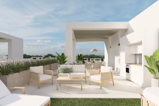 Penthouse Apartment in Los Alcazares zu verkaufen, Wohnfläche 177 m², Zustand Erstbezug, Klimaanlage, 3 Schlafzimmer, 2 Badezimmer, Pool, ref.: HA-LAN-480-A04-25