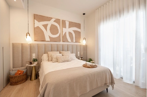 Eck-Reihenhaus in Los Alcazares zu verkaufen, Wohnfläche 146 m², Zustand Erstbezug, Klimaanlage, Grundstück 177 m², 3 Schlafzimmer, 2 Badezimmer, Pool, ref.: HA-LAN-480-Q01-19