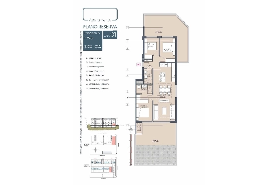Etagen Apartment in Benijofar zu verkaufen, Wohnfläche 103 m², Zustand Erstbezug, 3 Schlafzimmer, 2 Badezimmer, Pool, ref.: HA-BNN-319-A01-10