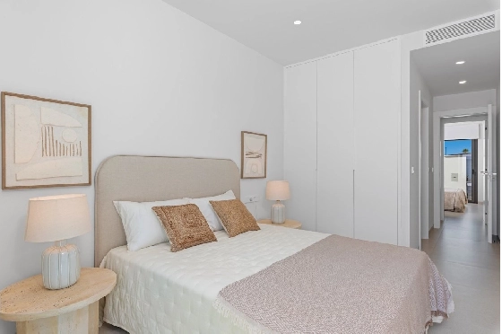 Villa in Los Alcazares zu verkaufen, Wohnfläche 198 m², Zustand Erstbezug, Klimaanlage, Grundstück 235 m², 3 Schlafzimmer, 2 Badezimmer, Pool, ref.: HA-LAN-501-E01-20
